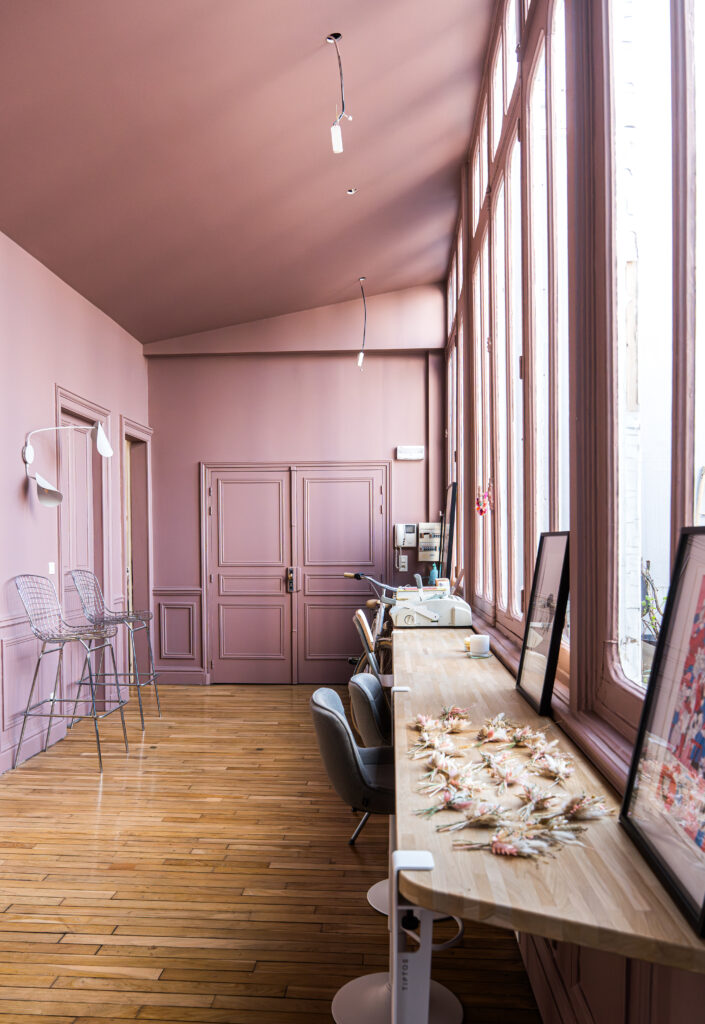 atelier de fleurs séchées, mariage aube et troyes, atelier créatif, décoration de locaux professionnels, façades, vitrines, artisanat